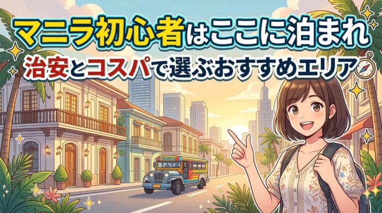 【マニラ宿泊】マカティとBGCどっちがいい？目的別エリア比較
