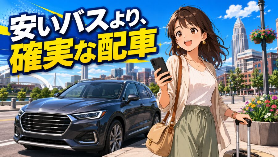 安いバスより、確実な配車
