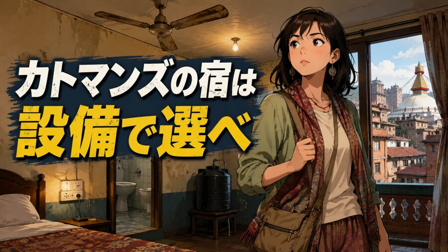 カトマンズのホテルは設備で選べ
