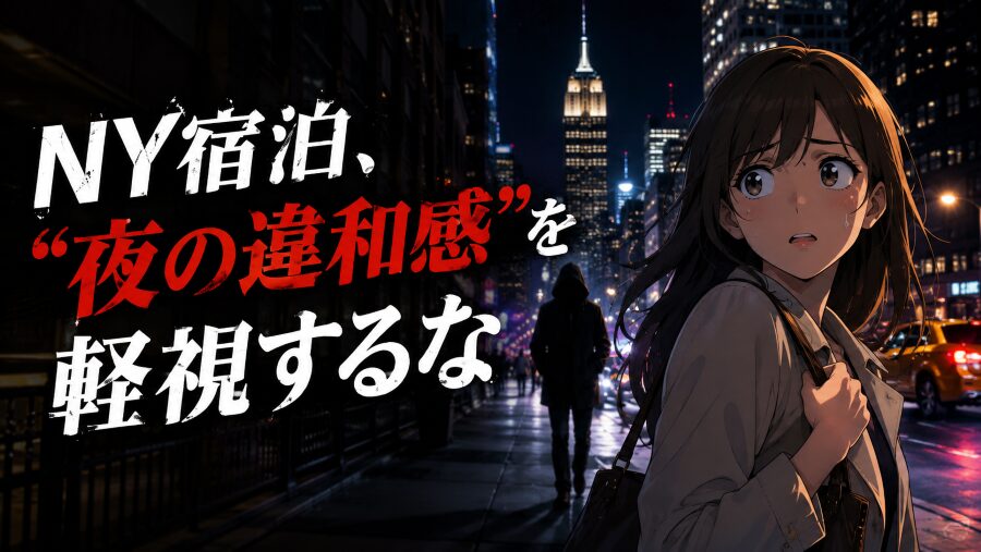 NY宿泊、“夜の違和感”を軽視するな