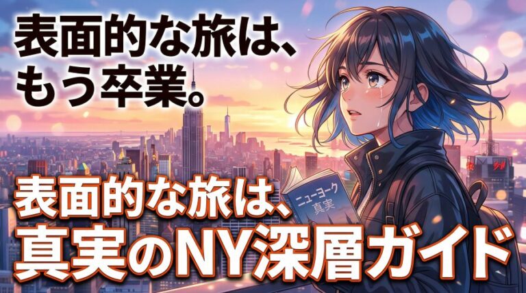 あなたが見ているNYは、まだ「表面」だけ。―ディープなNY、知ってみない？