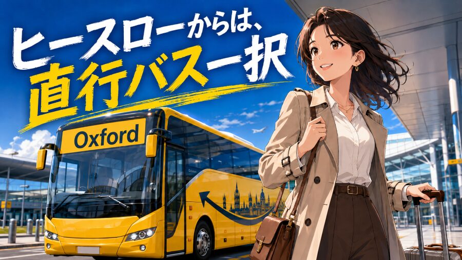 ヒースロー空港からは、直行バス一択