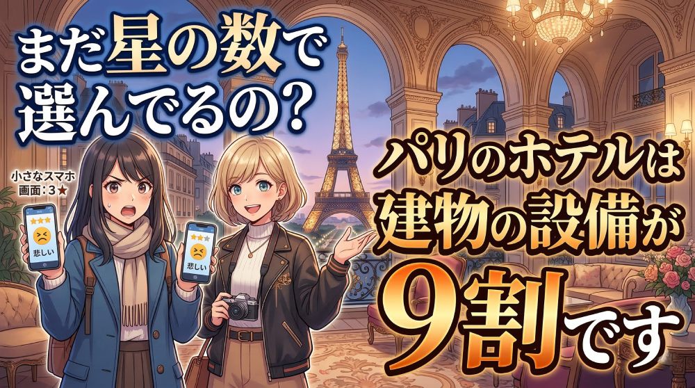 パリのホテルおすすめエリア｜治安と建物設備で選ぶ新常識