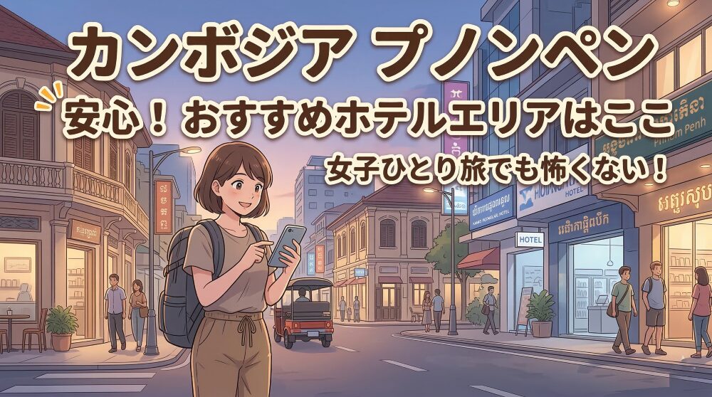 プノンペンの治安とホテル選び｜15人調査でわかった安全な泊まり方