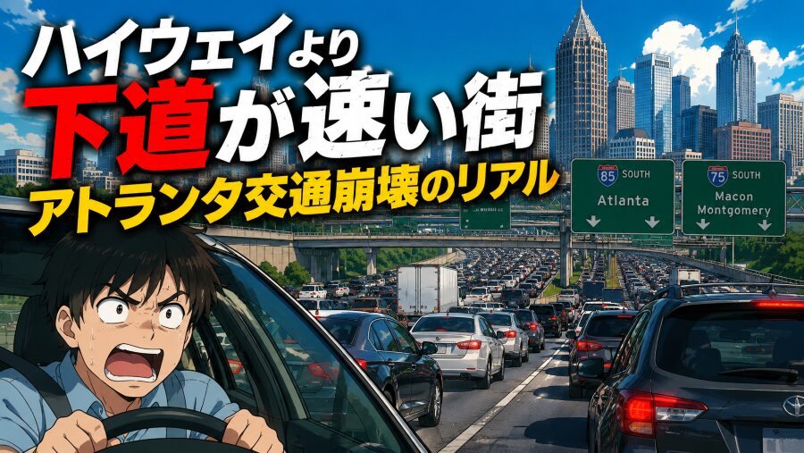 ハイウェイより下道が速い街 アトランタ交通崩壊のリアル