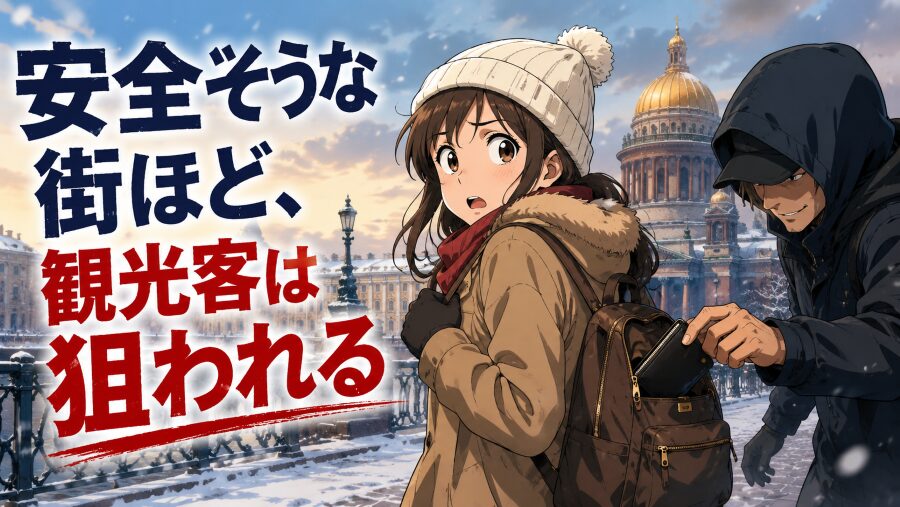 “安全そうな街”ほど、観光客は狙われる