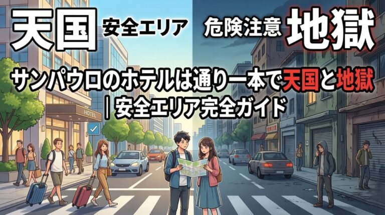 サンパウロの安宿が実は高くつく理由｜治安とホテルエリアの話