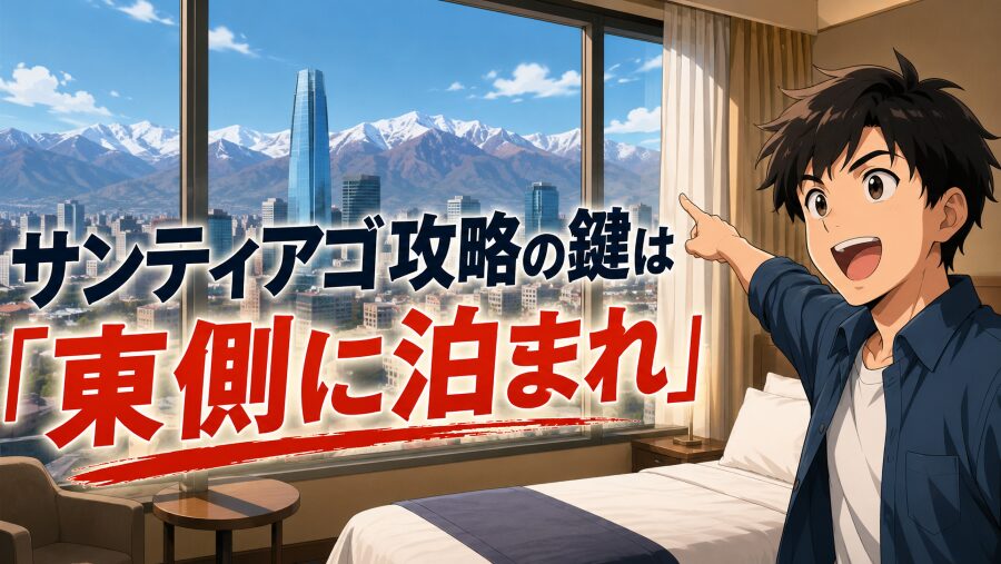 東へ行くほど快適、西へ行くほど緊張感——サンティアゴの現実