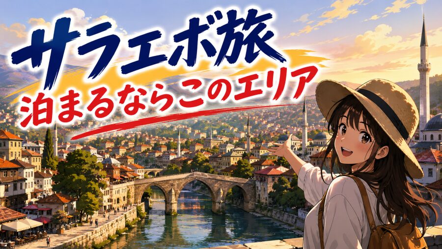 サラエボ旅｜泊まるならこのエリア