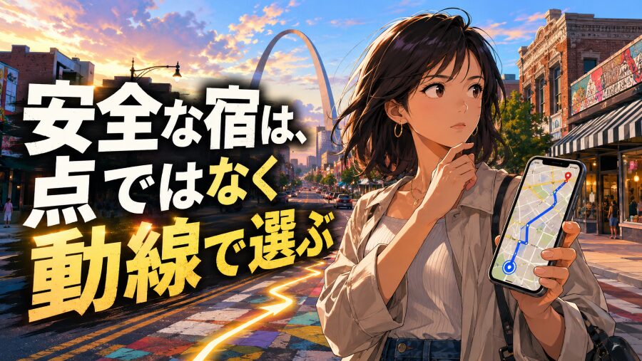 安全なホテルは、点ではなく動線で選ぶ