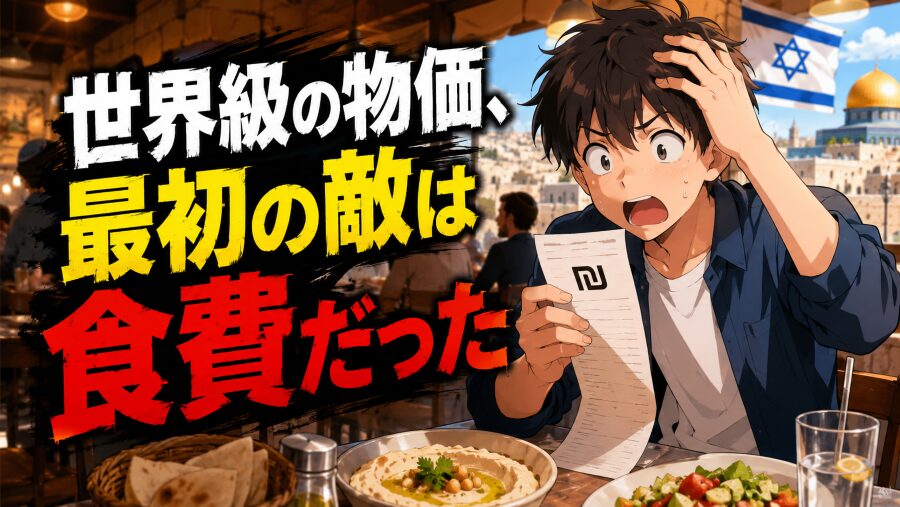 物価世界トップ級｜テルアビブで最初に狂うのは食費だった