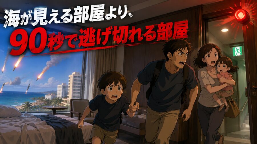 「海が見える部屋」より、「90秒で逃げ切れる部屋」