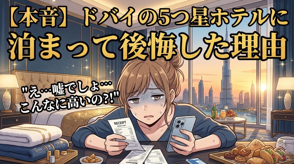 ドバイのホテル選びで後悔する人が知らない3つの罠