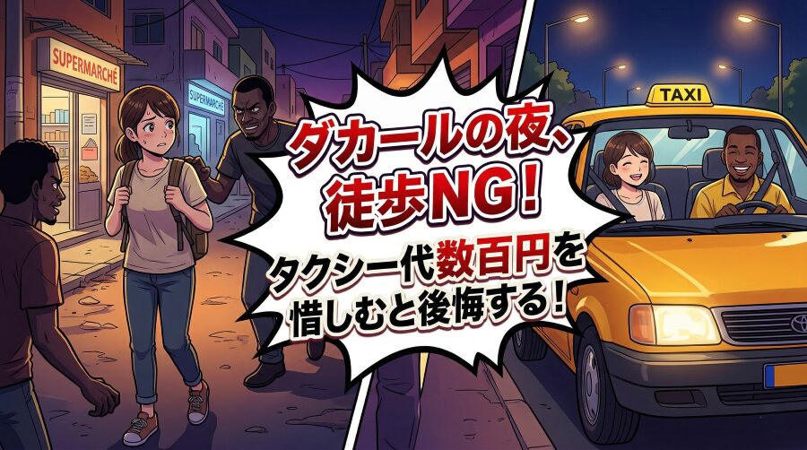 その3分が危ない|深夜のダカールで絶対に歩いてはいけないワケ