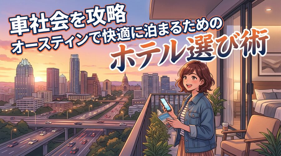テキサス・オースティンのホテルおすすめエリアと治安を徹底解説