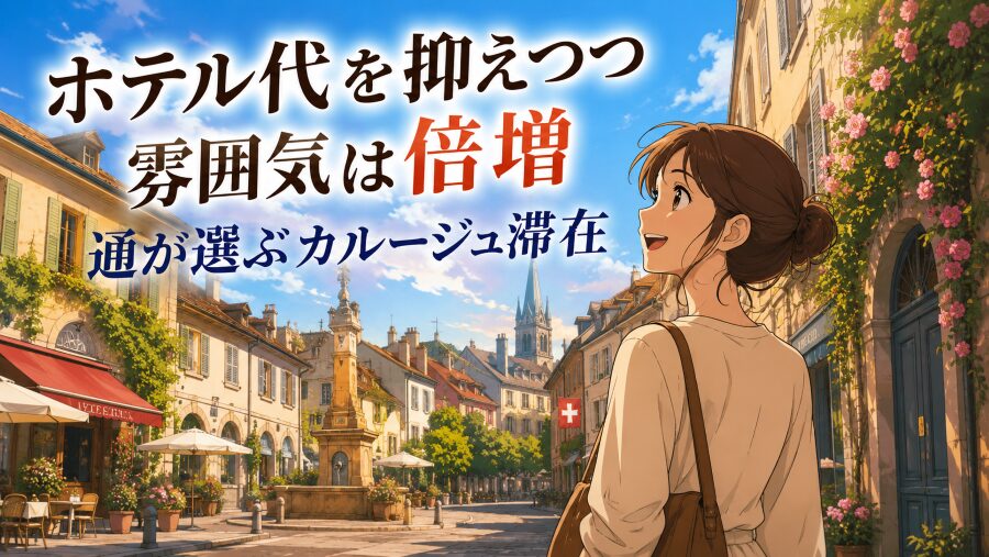ホテル代を抑えつつ雰囲気は倍増　通が選ぶカルージュ滞在