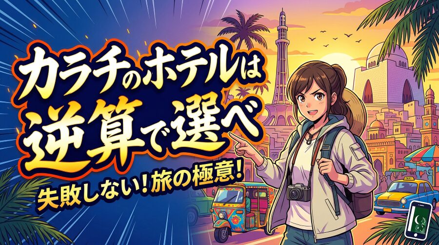 カラチのホテルおすすめエリア｜停電・治安・冠水から逆算する選び方