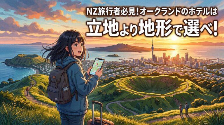 【NZ旅行者必見】坂道で泣いた私が避けるオークランドのホテル