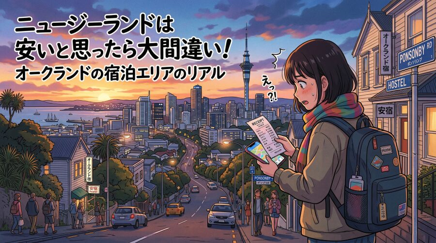【本音】オークランドのホテル選び|坂道・治安・物価のリアル事情