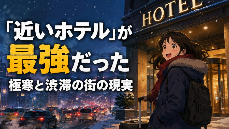 「近いホテル」が最強だった 極寒と渋滞の街の現実