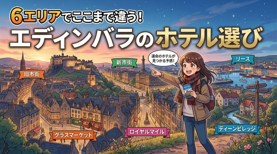 エディンバラのおすすめエリア6選｜絶対に避けるべき落とし穴も公開