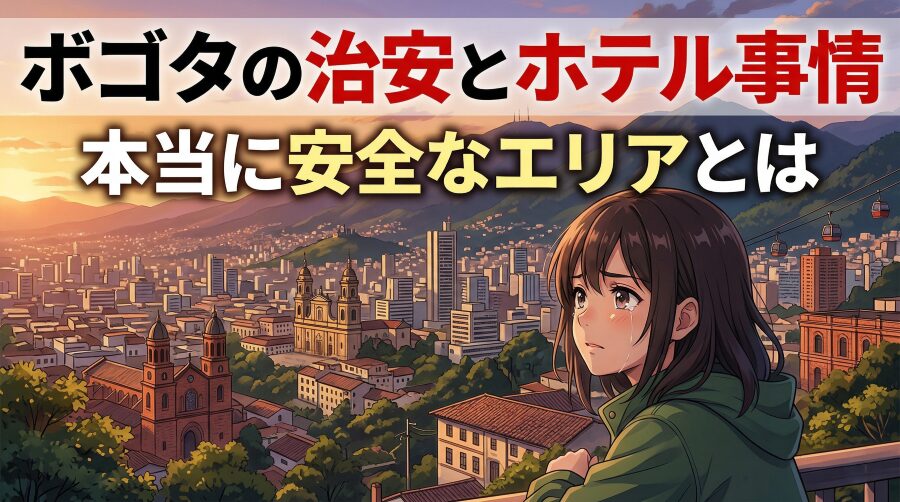 ボゴタのホテルおすすめエリア｜治安・高山病・犯罪リスクを完全ガイド