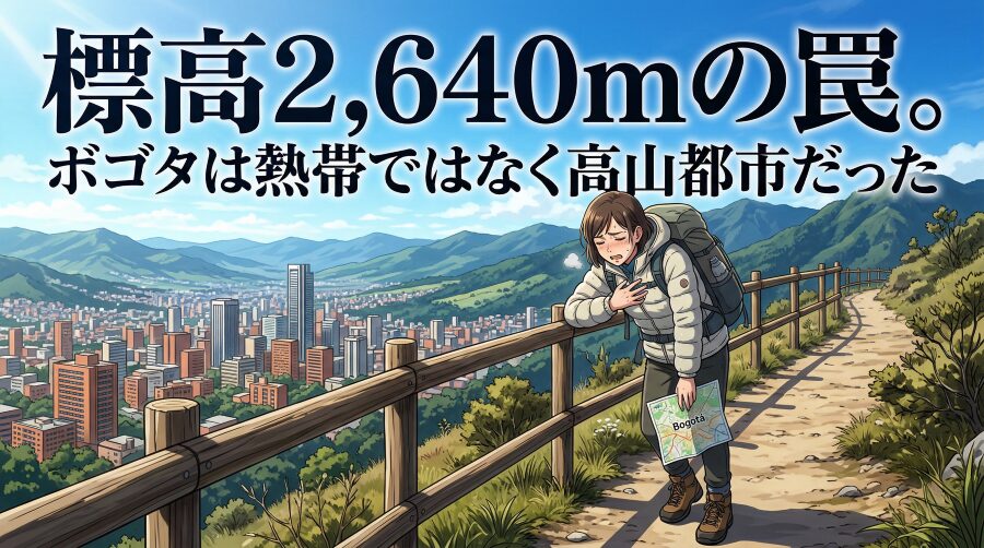 標高2,640mの罠。ボゴタは“熱帯”ではなく“高山都市”だった