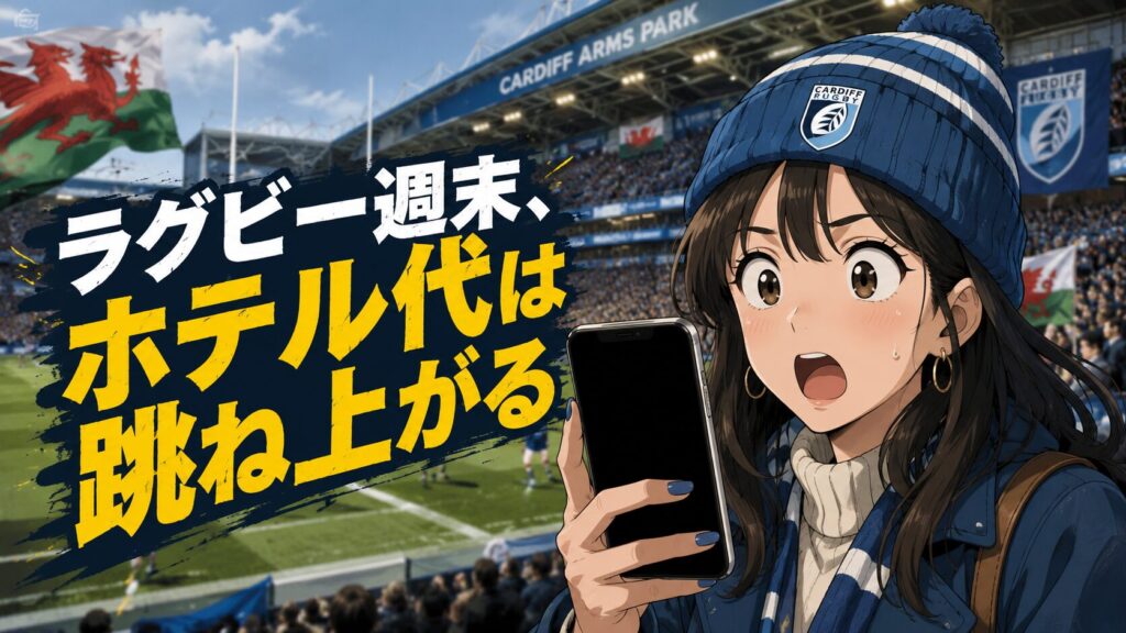 ラグビー週末、ホテル代は跳ね上がる
