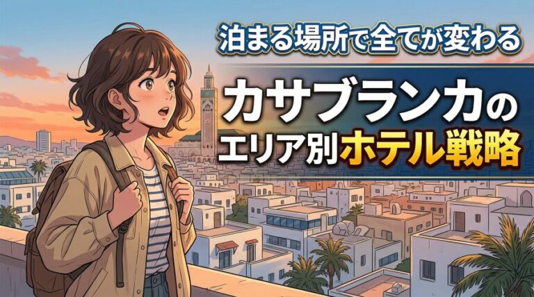 モロッコ・カサブランカ治安ガイド｜失敗しない宿泊術