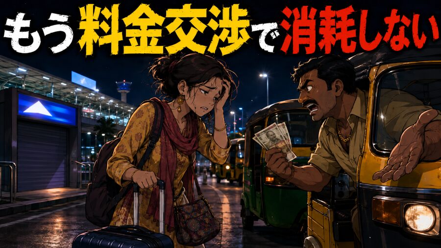 もう料金交渉で消耗しない!アプリで完結するチェンナイの賢い移動術