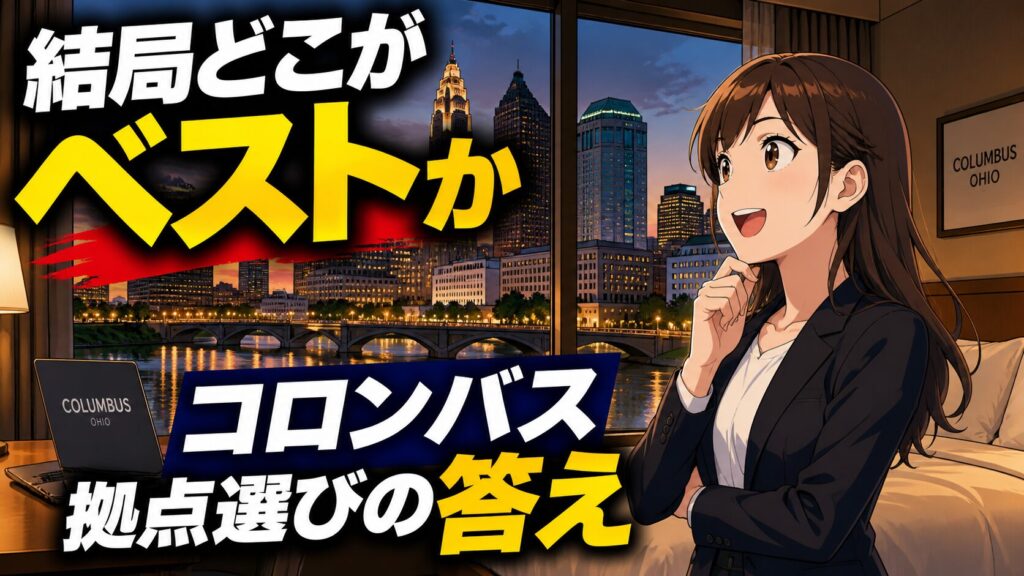 コロンバスの拠点選びの答えはここだ。