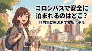 【オハイオ州】コロンバスのホテル選び｜治安とエリアの全知識