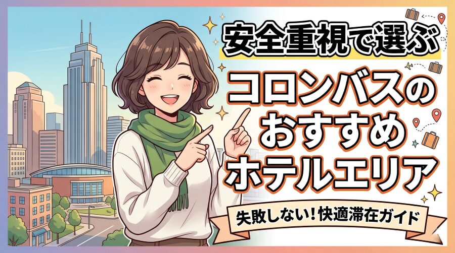 治安で選ぶコロンバス|失敗しない宿泊エリア