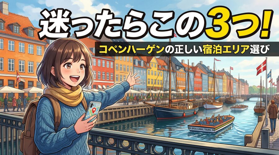 【デンマーク】コペンハーゲンのホテル選び3つの鉄則と注意点