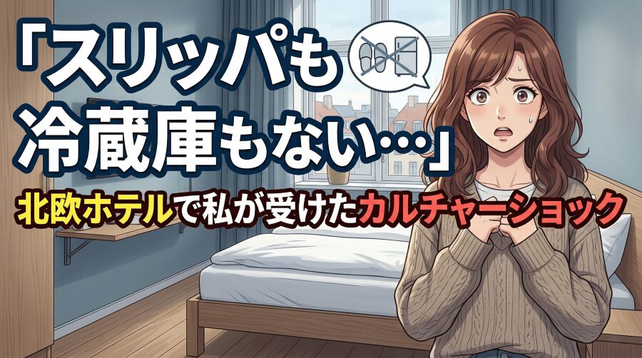 「スリッパも冷蔵庫もない…」北欧ホテルで私が受けたカルチャーショック