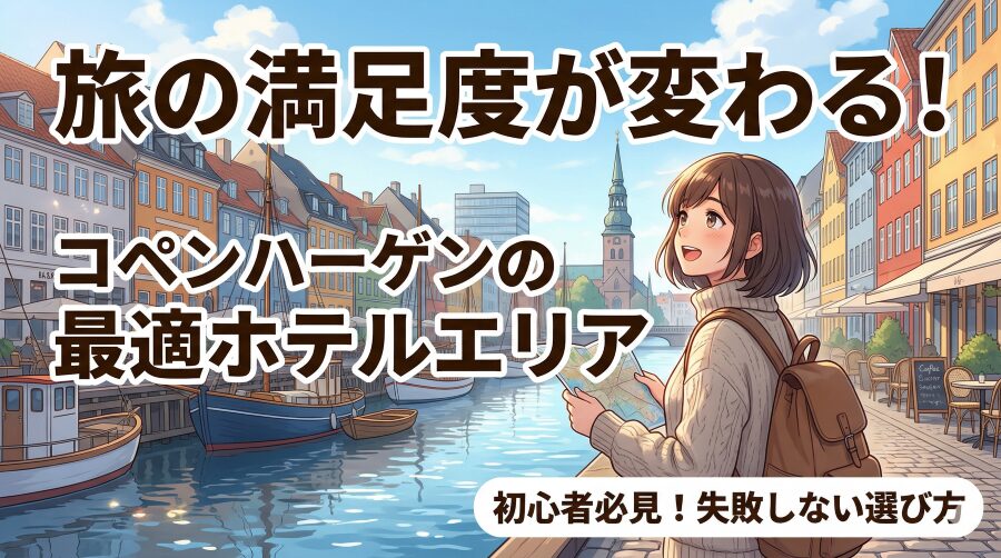 コペンハーゲンの滞在エリアはここ一択｜ホテル選びの決定版ガイド