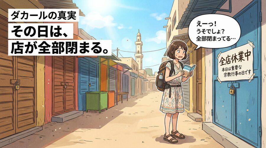 ダカール滞在で最重要の知識|金曜礼拝とマガルが街を支配する