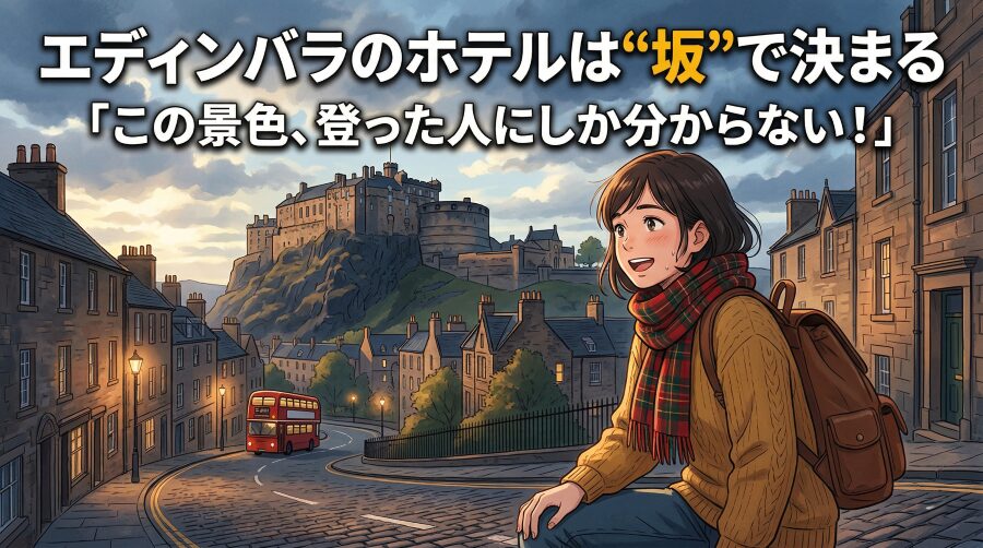 エディンバラのホテルで失敗する人の共通点｜正しいエリア選びとは