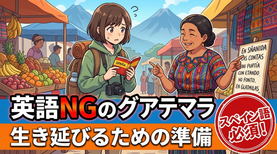 グアテマラはスペイン語だけと思え