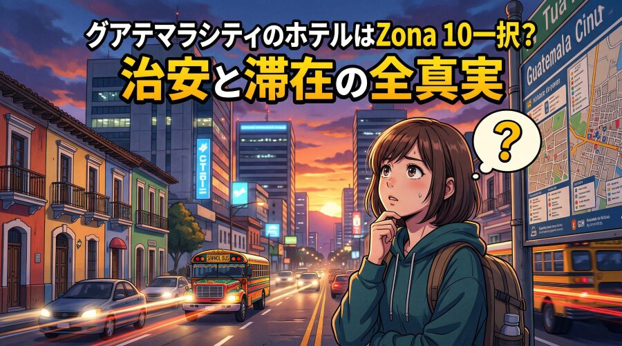 グアテマラシティの“安全エリア”と“絶対泊まるなエリア”を徹底比較