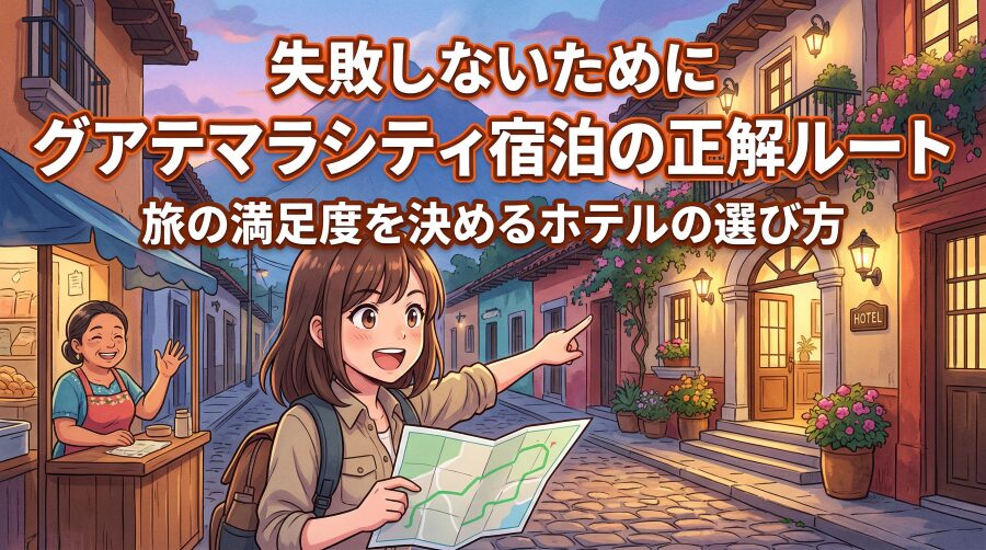 グアテマラシティで泊まるならここ｜安全エリアと危険地区