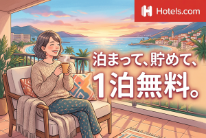 旅の数だけ、無料宿泊が待っている。