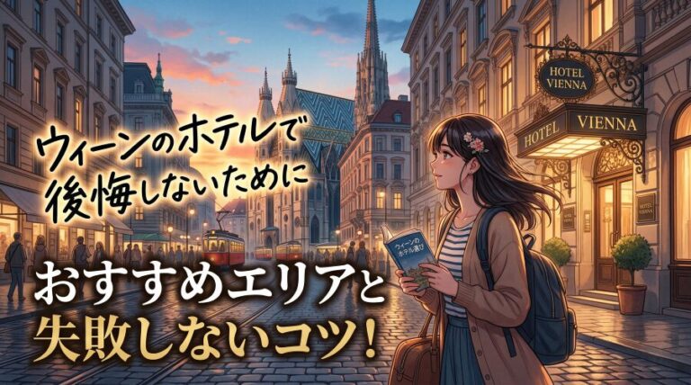 ウィーン旅行は泊まる場所で満足度が決まる