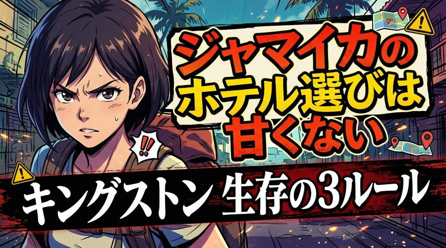【危険】キングストンのホテル選び｜安全なエリアと絶対NGの境界線