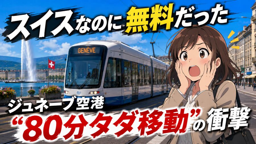 スイスなのに無料だった　ジュネーブ空港“80分タダ移動”の衝撃