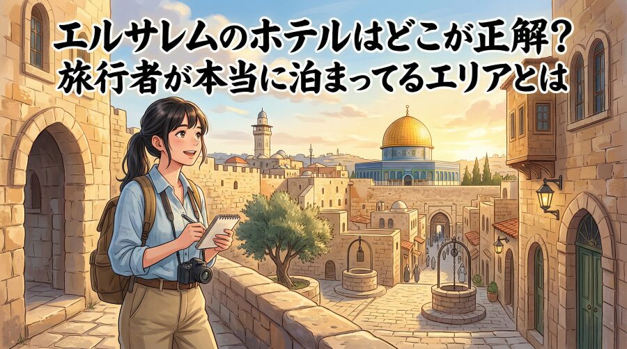 エルサレムのホテル選び完全版|治安・移動・安息日を総合判断
