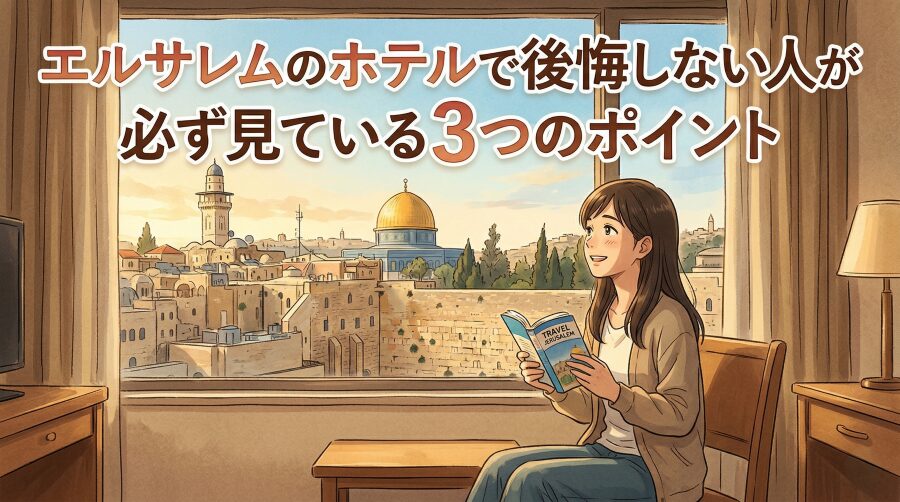 エルサレムのホテルはどこが正解?旅行者が本当に泊まってるエリアとは
