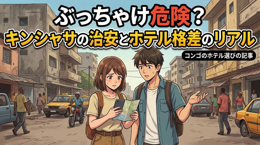 安さで選ぶと危険?キンシャサのホテル事情と失敗回避策