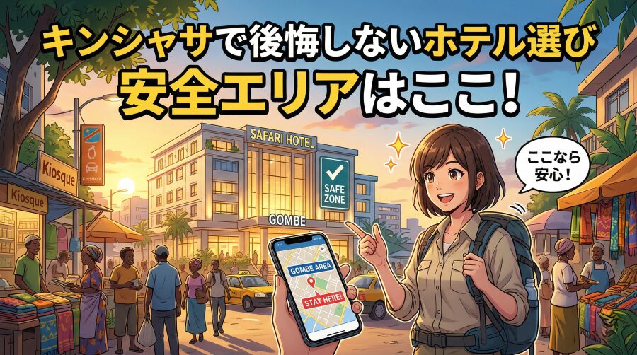 キンシャサで安全に泊まる方法|ホテルと移動の全戦略