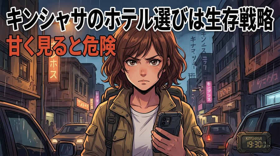 安さで選ぶと危険?キンシャサのホテル事情と失敗回避策